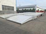 3 Axles 60-100ton 40FT Hydraulic Flated/ Lowbed Truck Trailer with High Load