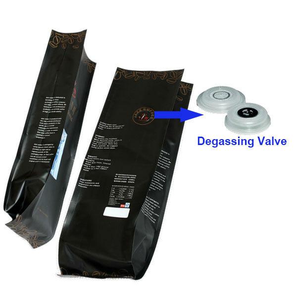 Aluminum Foil Pouch Packaging Side Gusset Quad Seal Packaging Coffee Bag with