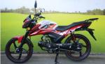 110cc Sport Matte Black Street Bike 12L Fuel Tank With Big Footrest Front Bumper