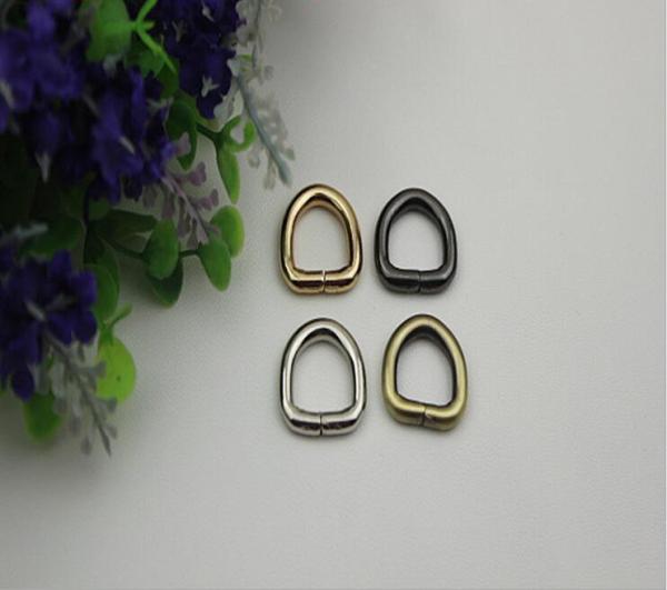 Good quality plating handbags and bags iron wire d ring,welded metal d buckle