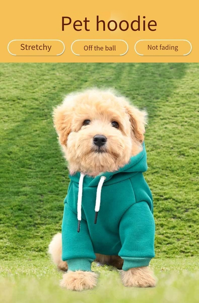 Comfortable Pets Wearing Clothes Cotton Pets Hooded Sweatshirt S - XL