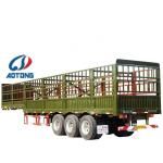 Max Payload 50000KG 3 Axle Bar Fence Cargo Semi Trailer for Livestock Transporta