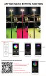 Long Lifespan Solar Garden Lights 8-9 Hours Charging Time LiFePo4 Battery