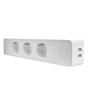 Wholesale Tuya EU Smart Wifi Controlled Power Strip from china suppliers