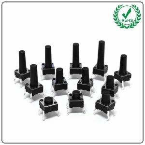 Wholesale 6x6 Series Tact Switch 4 Pin SPST Push Button Normally Open Tact Switch from china suppliers