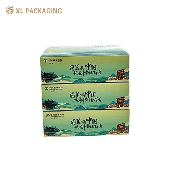Customized 100% Virgin Wood Pulp Soft Packed Paper Facial Tissue Strong Water
