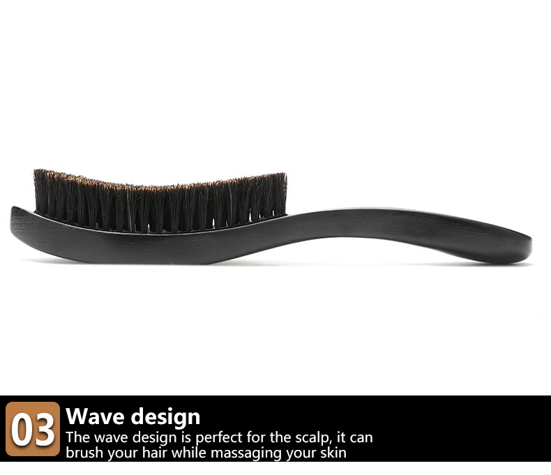 Personalized Wave Brush Wave Detangling Brush For Men'S Curly Thick Wet And Dry Hair