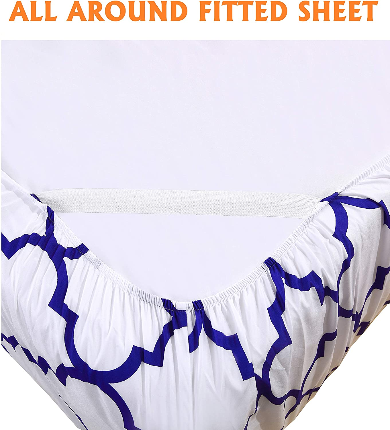 Thanksgiving Sale 300 Thread Count Egyptian Bed Sheet Set for a Cozy Night's Sleep
