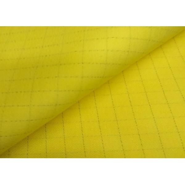 Polyester Cotton Woven Dark Anti Static Fabric Gas Station Work Clothes 20*16