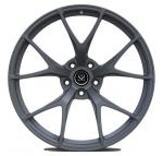 Brushed black monoblock alloy rims x5m 1 piece 21 inch 21x10 21x11.5 staggered
