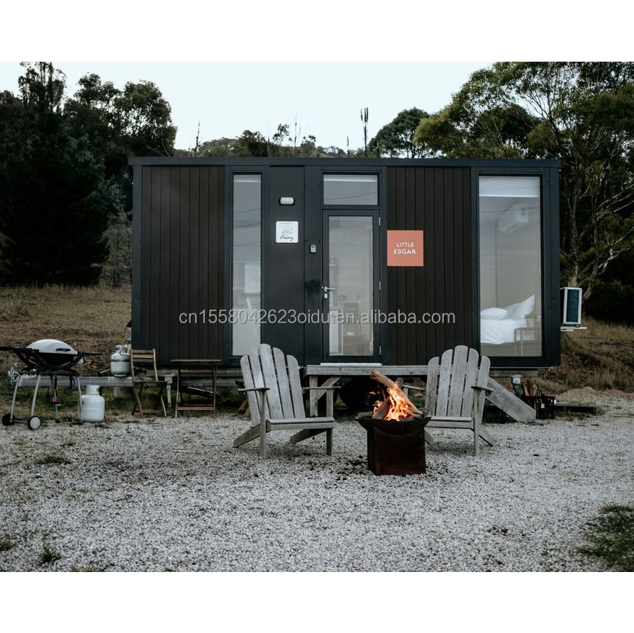 Galvanized Steel Square Tubes Main Structure 40ft Container Homes for Hotel and Carport Application