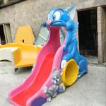 Aqua Park Swimming Pool Fiberglass Equipment Elephant Water Slide for Kids