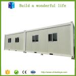 Mobile sandwich panel insulated 20 ft prefab container house for living