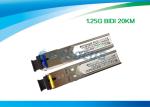 Network Fiber SFP Optical Transceivers Telecom Communication 1.25G Bi-Di 20km SC