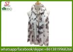 China manufactuer buttlefly print scarf 100% Acrylic 82*200cm shawl hijab online