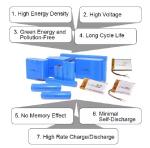 KC Lithium Polymer Battery Packs 3.7v 2500mah Li Ion Rechargeable Battery 785060