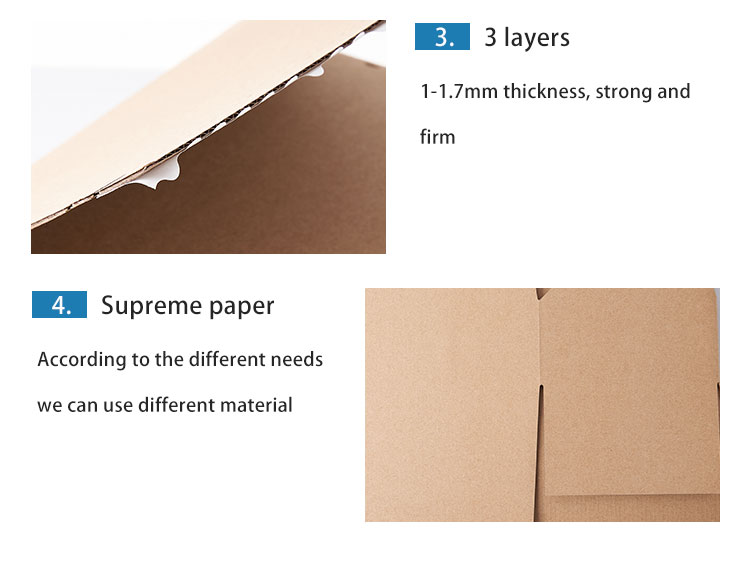 Biodegradable Paper Corrugated Cardboard Gift Box Bulk Packaging