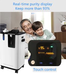 Wholesale 93% Oil Free Compressor 5l Medical Oxygen Concentrator Machine from china suppliers