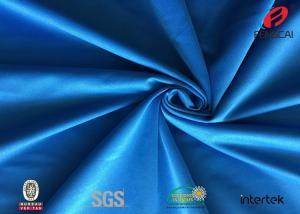 Wholesale Durable 100 Polyester Tricot Fabric , Dark Blue Knitting Fusible Interlining Fabric from china suppliers