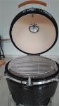 SGS Black Cast Iron Grate Barbeque 24 Inch Kamado Grill