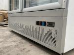 Display refrigerator freezer 1000L double glass doors drink cooler fridge