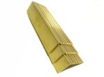 C2680 Stair Edge Nosing Trim , Anti Corroison Brass Metal Stair Nosing
