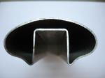 Oval Single Slot Stainless Steel Tube ASTM A554 Welded Decorative
