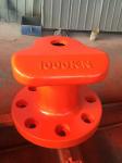 OEM Mooring Components Carbon Steel 1000KN Working Load Marine Tee Head Bollard