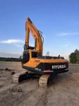 22 Ton Second Hand Hyundai R225 Crawler Excavator Used 112 KW Engine Power And 1