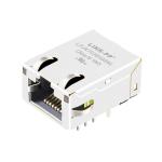LPJK7036A98NL 10/100/1000 Base-T Tab Up Low Profile Connector RJ45 Orange&Green