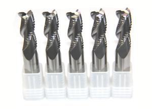Wholesale Solid Carbide Hard Metal 3 Flute Roughing End Mill, CNC Roughing Milling Cutter from china suppliers