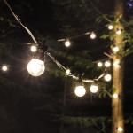 LED G50 Outdoor String Patio Lights with Shatterproof Bulbs Weatherproof