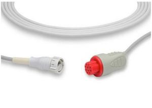 Wholesale GE Datex Ohmeda Ibp Cable 10 Pin Connector Grey HP Ibp Cable 3M from china suppliers
