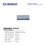 High Relative Density Permanent Magnet Ferrite For Inverter Motors W3017F