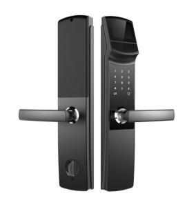 Wholesale HOMSH Eye Scanner Door Lock 50-100 User Capacity Silver Color from china suppliers