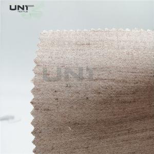 Wholesale Woven Hair Bow Canvas Cotton Polyester Interlining 260gsm Lining For Garment Uniform Suit from china suppliers