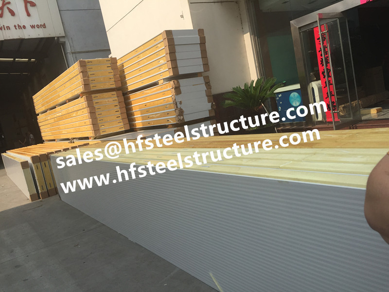 Pu Sandwich Cold Room Panel For Walk In Cold Room / Cold Storage 950mm Width