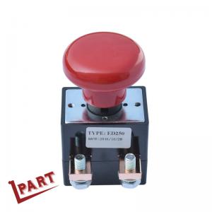 China Electric Forklift Mushroom Emergency Stop Button ED250 96V 250A on sale