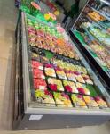 Food Refrigerated Preservation Fruit Display Chiller For Store Open Type