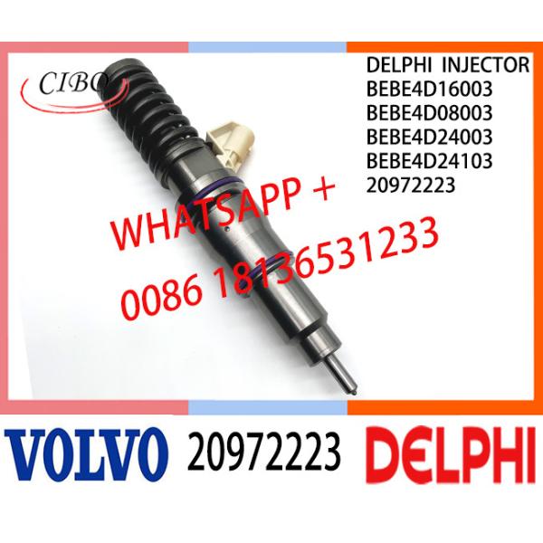 Fuel engine Diesel Injector 20972223 BEBE4D16003 BEBE4D08003 BEBE4D24003 20584347 E3.18 for VOL MD13 EURO 4 LOW POWER