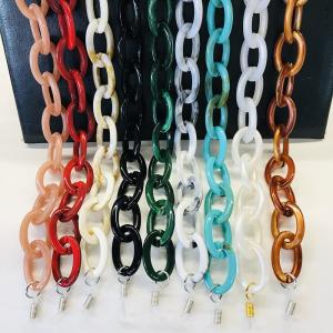 Wholesale Acrylic Masking Chains Adult Face Masks Chain Necklace Lanyard Face Masking Holder Strap from china suppliers