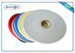 Orange / Pink PP Spunbond Furniture Non Woven Fabric Rolls Embossed / Seasame