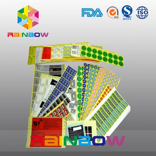 Quality Custom Printed Colorful Shrink Sleeve Labels Self Adhesive Paper Laminated Food Labels for sale