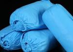 Anti Dust Biodegradable Blue Shoe Protectors