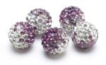 Elegant Crystal Pave Argil Beads 4 - 16mm Pave Crystal Ball Beads RH13338