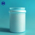 Embossed Wall Plastic Cylindrical Containers 401 EOE/POE Cover For Flower