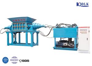 China DS PLC Twin Shaft Shredder Machine For Shredding Metal Oil Drum / Car Shell on sale