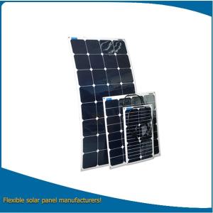 Wholesale 30 degree bendable solar module / semi flexible solar module 10w to 200w for cheap sale from china suppliers