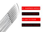 Universal 18 Pin Manual Shading Needles Microblading Blades #316 Stainless Steel
