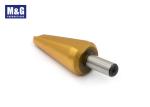 Round Shank Straight Flute HSS Conical and Tube Drill Bit For Metal Tube and